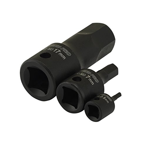 Neiko 01141B Allen-Bit Socket Set, Metric Socket Set, 2.5 Mm To 19 Mm, 1/4-Inch, 3/8-Inch, And 1/2-Inch Drive, Crmo Steel, Impact-Grade, 14-Piece Set #TOP4