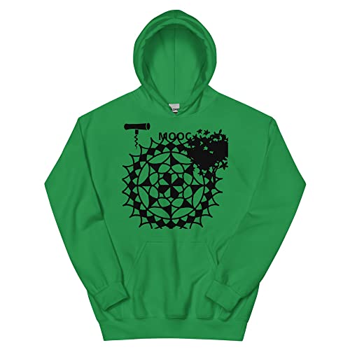Sweat à capuche vert irlandais confortable taille M pour un look quotidien