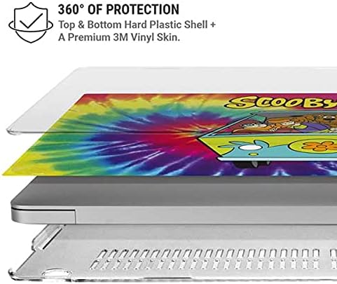 Skinit Case + Skin Compatible with MacBook Air 13in M1 (2021) - Officially Licensed Warner Bros Scooby-Doo Tie Dye Design