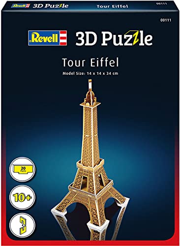 Revell- Torre Eiffel 3D Puzzle, Multicolor (00111) Cover