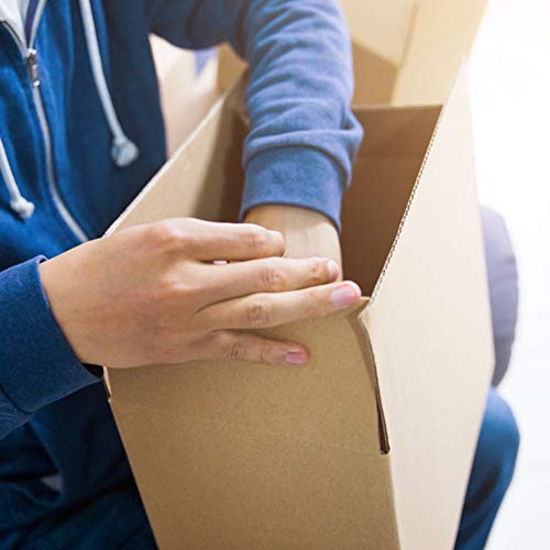 Image of Schliersee 9x6x4 Shipping Box Mailers Set, Kraft Corrugated Cardboard Packaging Boxes Pack of 25