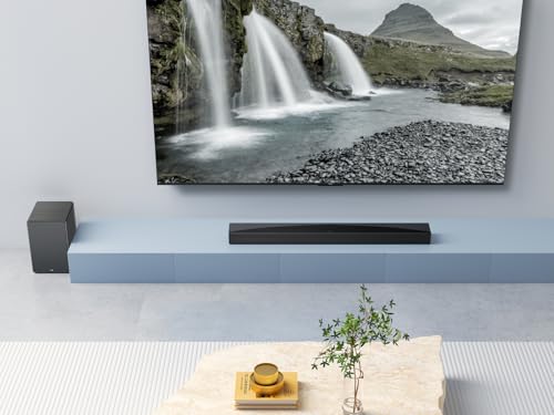 TCL Q65H Soundbar 5.1 Kanal, 580W Heimkino-Lautsprecher mit Cinema Surround, Dolby Atmos, DTS:X, Sound Expansion, Bluetooth 5.3, HDMI eARC, USB, Optisch, Wandmontage möglich, Eine Fernbedienung