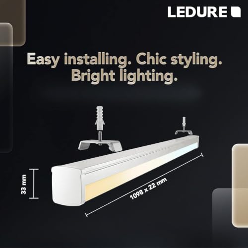 Image of LEDURE Flash Comet 20W LED Batten 4 Feet | Pack of 2 | Tiranga Decorative Tubelight for Independence Day & Republic Day Decorations, Home, Shop, Office & Event Lighting