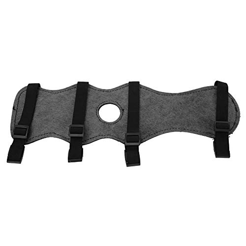 Akozon Nylon 600D Réglable, Protège-Bras équipement de Tir à l'arc de Protection pour Arc de Tir Classique Noir (Noir)