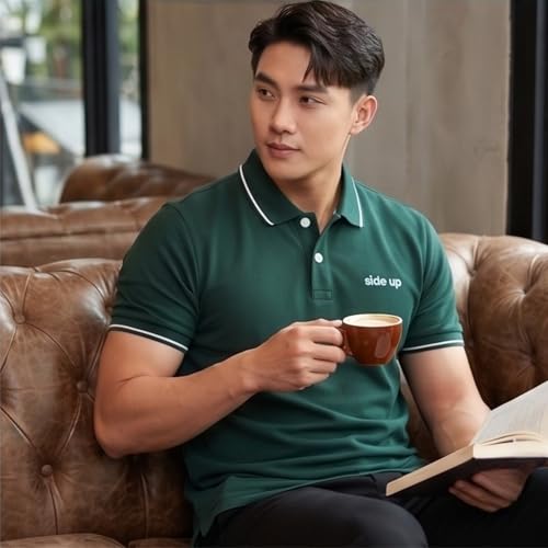 Image of Polo T Shirt for Man |with Collar | Half Sleeve | Summer Wear | Casual Pure Cotton T Shirt for Men (Available Size M- 4XL)