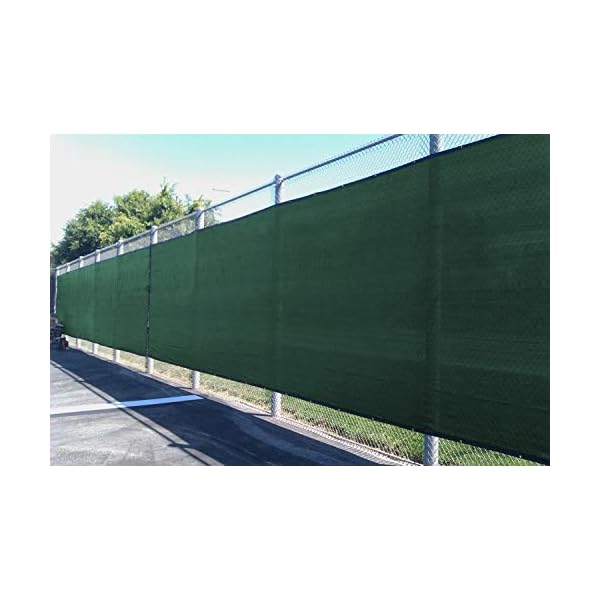 Shade&Beyond Sichtschutzzaun, 1,2 x 1,5 m, Grün, strapazierfähig, 150 g/m², Netz-Abdeckung für Wand, Garten, Hof… – Bild 6