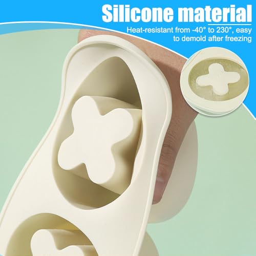 Molde para cubitos de hielo silhouette zanahoria con tapa miniatura 3