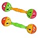 Produktbild Ogquaton Rasseln Double-End Kunststoff Rasseln Shaker Rasseln Babyspielzeug Baby Früherziehung Spielzeug Gesang Spielzeug 1 Stück Praktisch und nützlich