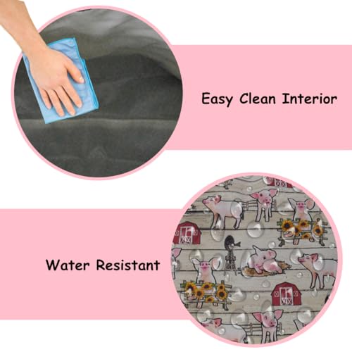 Image of NGIL Medium Top Zipper Closure Canvas Tote Bag with Attached Matching Coin Purse For Moms and Nurses