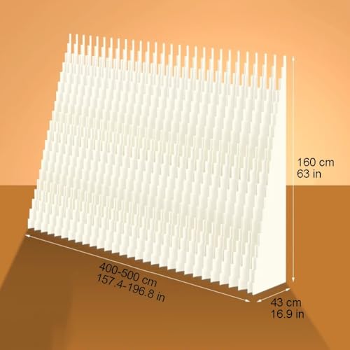 Cloison de séparation portable paravent pliable en papier pour diffusion en direct
