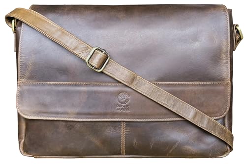 Leather Messenger Bag for Men 14