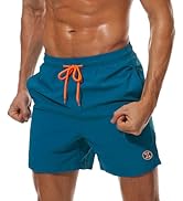 ZOXOZ Mens Swimming Shorts Waterproof Quick Dry Beach Shorts Surfing Shorts with Mesh Lining