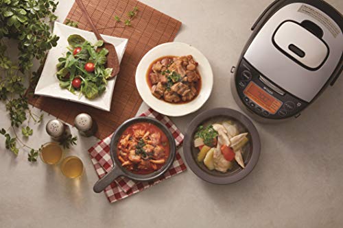 Tiger Corporation Tiger Jkt-D10U 5.5-Cup (Uncooked) Ih Rice Cooker, Black & Stainless Steel #TOP4