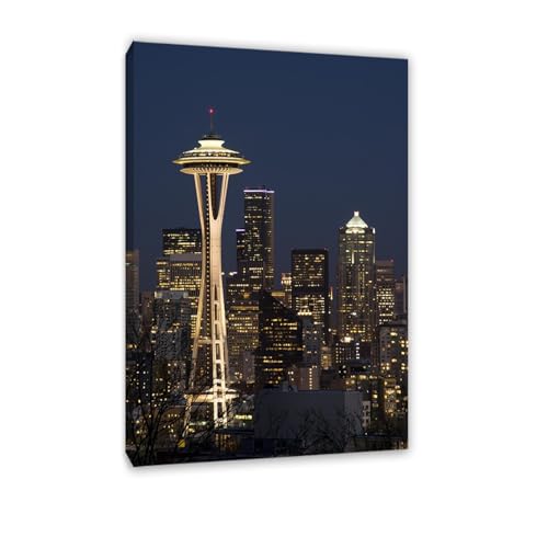 Tableau New York moderne 50x75cm avec cadre intérieur pour déco de chambre