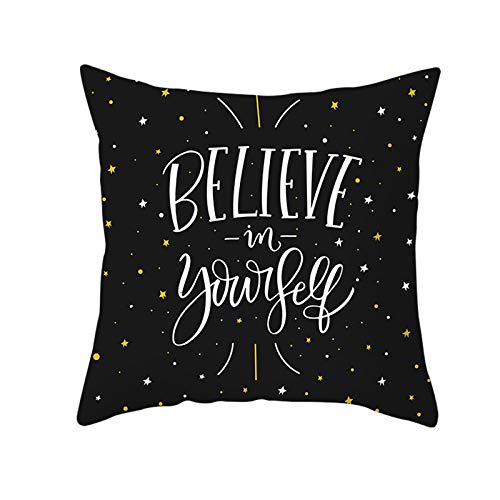 Linen Pillow Covers Industrial Modern Cushion Cover Long Bla