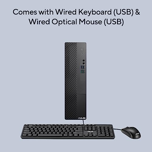 ASUS S500SD, 6 core, Intel Core i5-12400, Tower PC (8GB RAM/512GB SSD/Integrated Graphics/Windows 11 + MS Office/with Keyboard & Mouse//Black/5... - Image 3