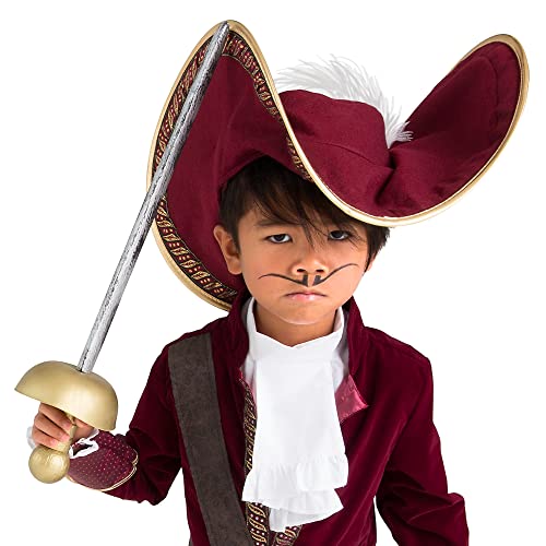Sombrero de Capitán Garfio Disney infantil con diseño icónico para disfraces divertidos