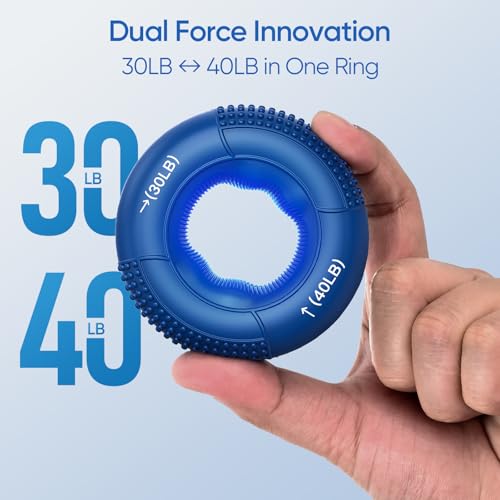 FitBeast Grip Strength Trainer, Finger Exerciser, Stress Balls for Adults 6-Piece Set, Hand Therapy for Strength, Recovery & Stress Relief, Forearm Strengthener for Men, Women & Seniors - Image 3