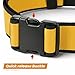 DIYPro Tool Belt with Plastic Buckle, 2-Inch Adjustable Electrician Work Belt, Adjusts to Fit a 57-Inch(145cm) Waist, Double Webbing Heavy Duty Work Tool Belt - Black and Yellow