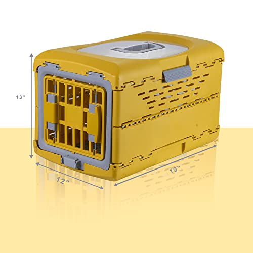 Collapsible Puppy Crate Portable Dog Kennel Portable Travel Cage Kennels For Small Dog Or Cat 18 Inch #TOP4