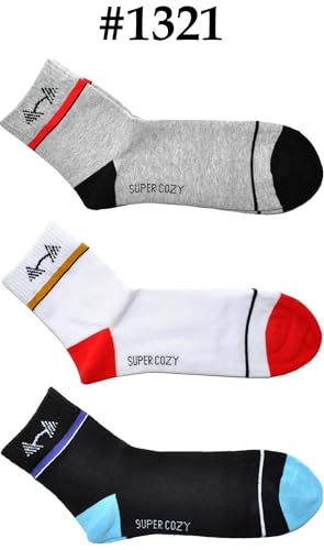 OWL SUPER COZY Wholesale Crew Socks for Men, Assorted Colors Breathable Cotton Athletic Socks2