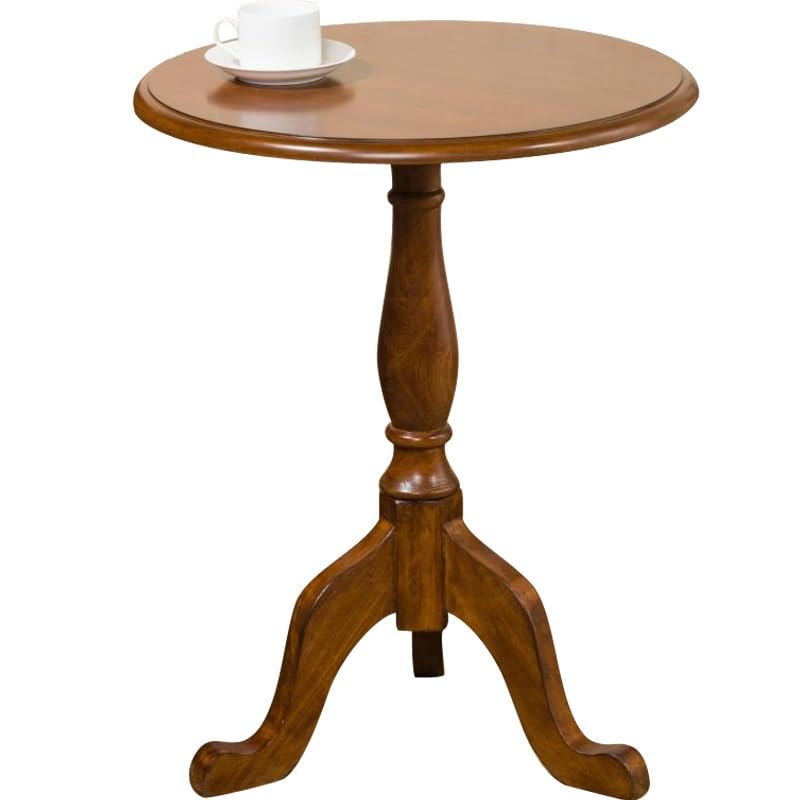 Table d'appoint salon ronde TUSUOD : petite table basse de style américain