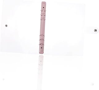 TEHAUX 4 Unidades De Livro De Contas De Pvc Capa De Fichário De Caderno De Pvc Capas De Fichário Transparente Protetores De Página Transparente Capa De Bloco De Notas Mini Fichário Livro