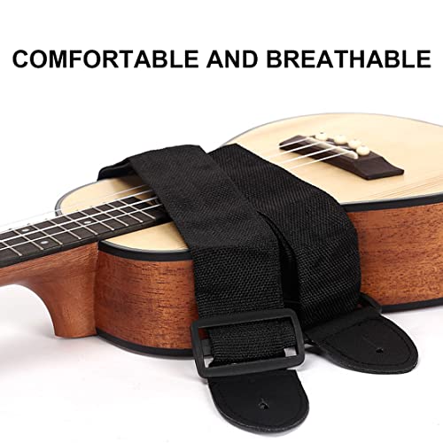 MenYiYDS-2 x sangles de guitare réglables pour guitare électrique/guitare acoustique/basse, noir - Les Beatles, Paul McCartney, John Lennon, RIngo Starr, George Harrison MenYiYDS-2 x sangles de guitare réglables pour guitare électrique/guitare acoustique/basse, noir – Image 6