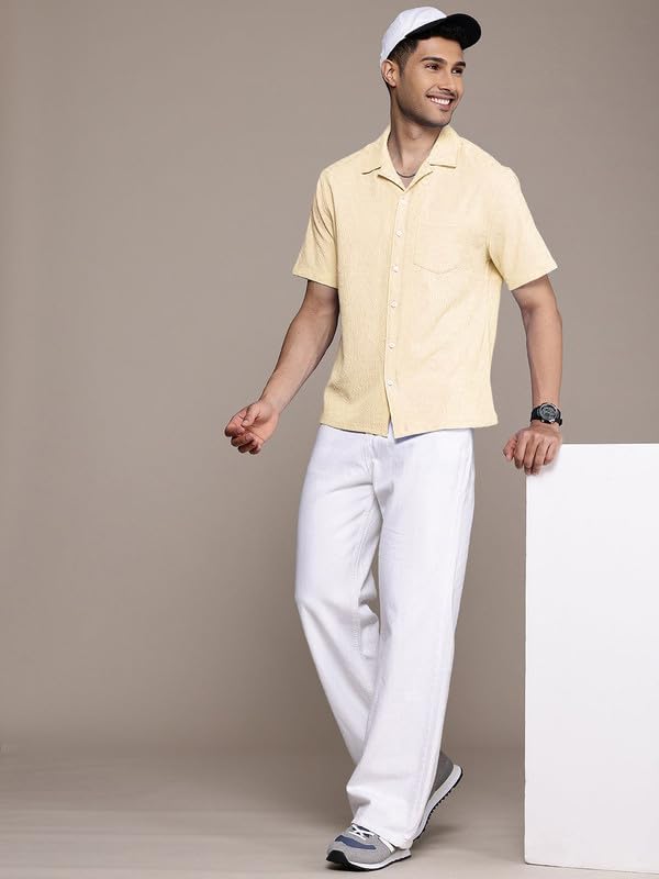 Image of Tee Projekt Fashion Textured Shirts for Men||Regular Fit Casual Shirt for Men||Fancy Shirt
