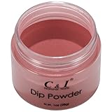 sns 370 ♥ Dipping Powder / Eintauchpulver, N.W.: 1 oz / 28 g; Farbe # 37 Kirsche