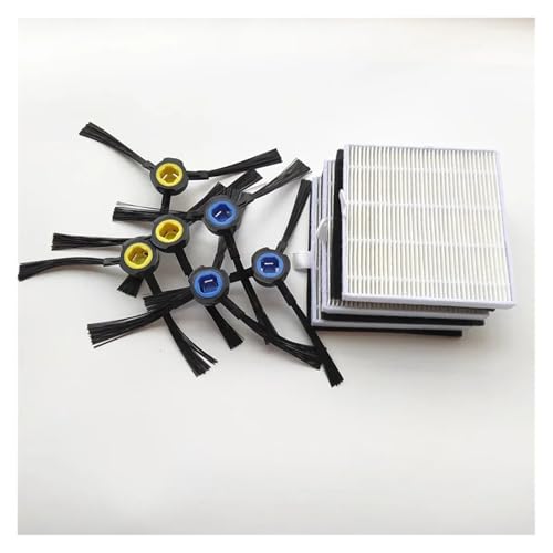 Brosse Latérale For Robot, Préfiltre HEPA, Compatible Avec AMIBOT, Animal XL H2O Connect, ILIFE Et V8s. Pièces Et Accessoires For Aspirateur Robot(Set 4)