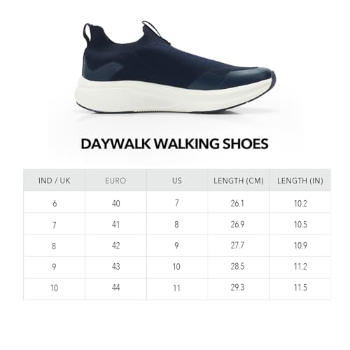 Image of Boldfit Mens Walking Shoes, Breathable Knit Slip-On Casual Shoes with Memory Foam Insole, Thick Eva Outsole & Padded Heel Support, Lightweight, Sock-Like Fit for All-Day Comfort