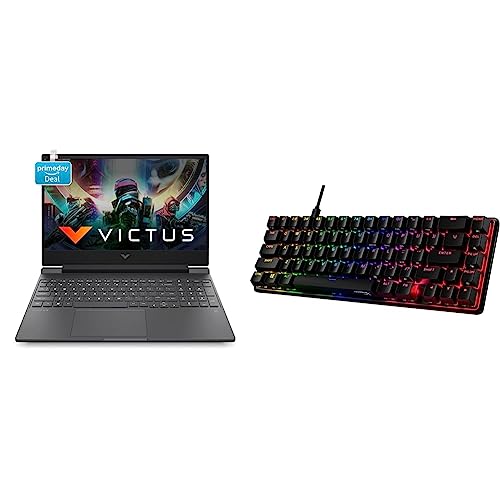 Image of HP Victus Gaming 12th Gen Intel Core i7 12650H 15.6 inch(39.6 cm) FHD Gaming Laptop & Alloy Origins 65 Red Switch