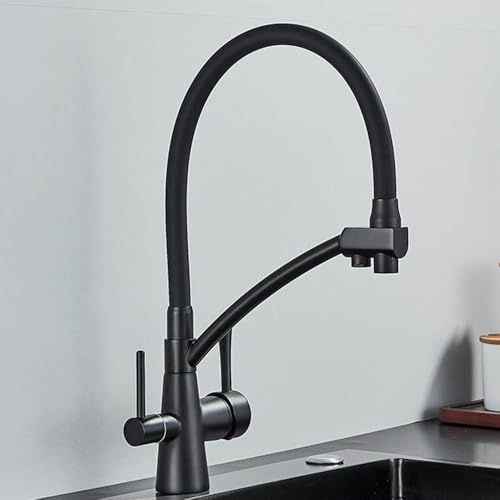 Robinet extractible or brossé pour éliminer les carafes et purifier l'eau - 2