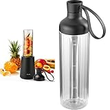 Zwilling Standmixer, Smoothie Maker, 300 Watt, inkl. 2 Trinkflaschen mit Verschluss, 600 ml