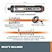 WORX 4V Lithium Screwdriver 30-Piece Accessory Kit WX242L
