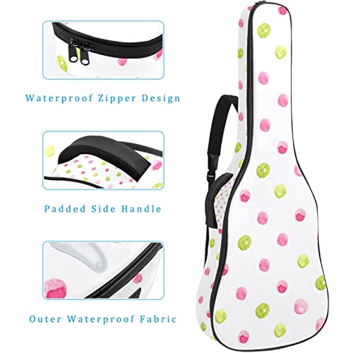 Étui rembourré pour guitare classique et acoustique Motif fleurs tropicales, Multicolore 07, 42.9×16.9×4.7 in… - Les Beatles, Paul McCartney, John Lennon, RIngo Starr, George Harrison Étui rembourré pour guitare classique et acoustique Motif fleurs tropicales, Multicolore 07, 42.9x16.9x4.7 in… – Image 5