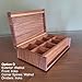 Watch Box with 8 or 10 pockets -with Customization Engrave - Handmade Solid Wood Watch Box – Minimali and Modern