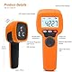 Digitales LED-Stroboskop, Berührungsloses Stroboskop Techometer, das 60–49999 U/min Misst, Handheld-Tachometer, Hz Geschwindigkeitstester, Genauigkeit 0,001%, von Spinning Gear, HVAC Motoren