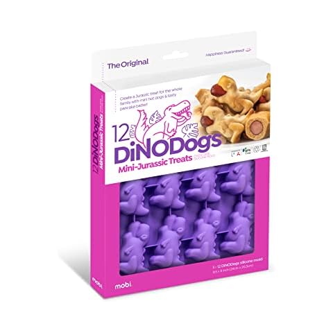 MOBI “The Original”-Dino Dogs-“Pigs in a Blanket” Snack with a Twist, Silicone Cover