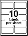 PRES-a-ply Laser Labels, 2 x 4 Inch, White, 1000 Count (30603)