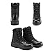 NORTIV 8 Steel Toe Boots for Men Safety Industrial & Construction Military Work Boots Slip Resistant ASTM F2413-18, TROOPER-STL,Size 10.5W,Black