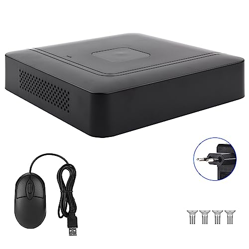 4-Kanal 4-Kanal-Sicherheits-CCTV AHd CVI/TVI/DVr NVR 5-in-1-Echtzeit-Videorecorder 100-240 V (100–240 V europäischer Standard)