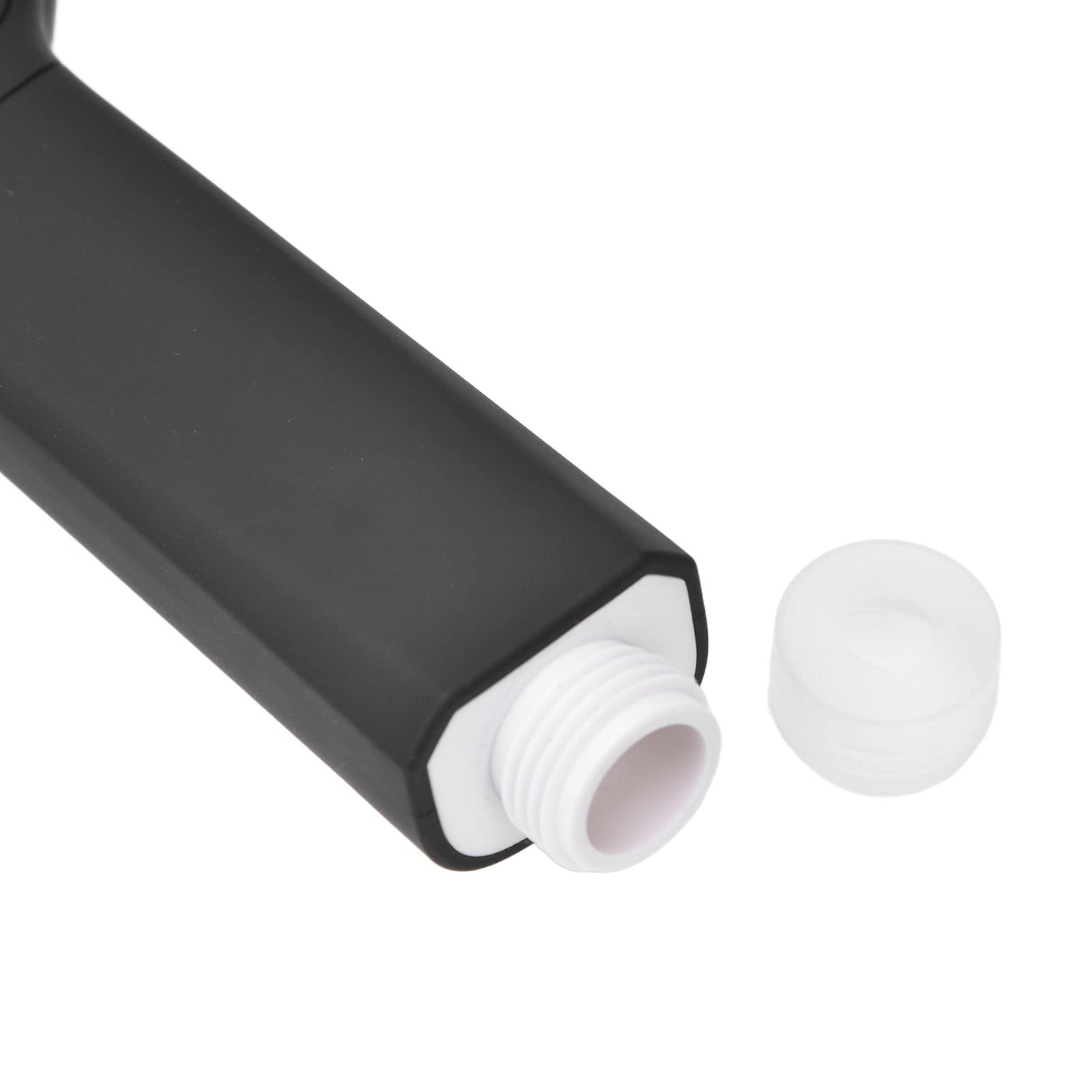 Cabezal de Ducha de Mano Fijo Combo, Cabezal de Ducha de Lluvia con 3 rociadores, Equipo de baño G1/2 Negro