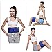 Qkiss Cinturón Eléctrico Abdominal Trainer, Cinturón Adelgazante con Masajeador Vibratorio Eléctrico con...