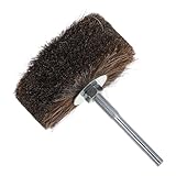 Polisseuse pour jantes – permet d'atteindre les courbes et les angles difficiles, polit et la plupart des surfaces rugueuses, brosse en crin de cheval