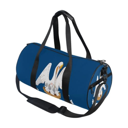 Bolsa de deporte unisex Luisiana, maleta de lona ligera para viajes y gimnasio