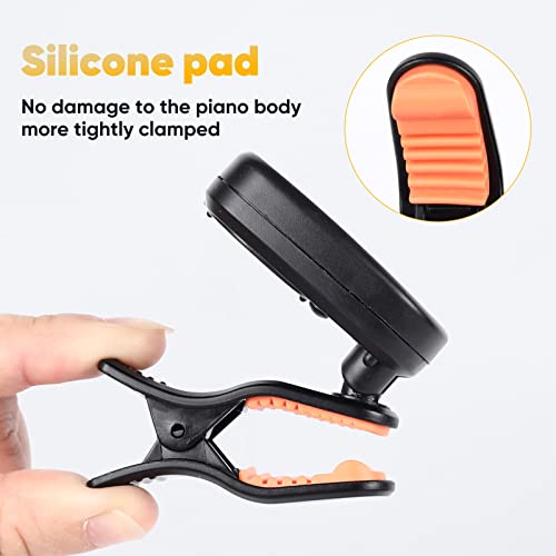 image for AARVI Clip On Guitar Tuner for All Instruments, Acoustic/Electric Guit