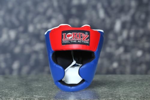 Image of Lordz Boxing Head Guard |PVC Construction | Blue|Large