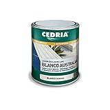 Lasur color blanco intenso resistente a las radiaciones solares que protege y decora la madera